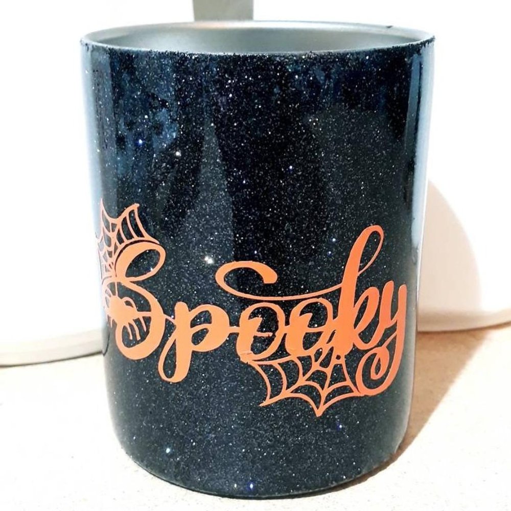 Halloween double sided wine tumbler